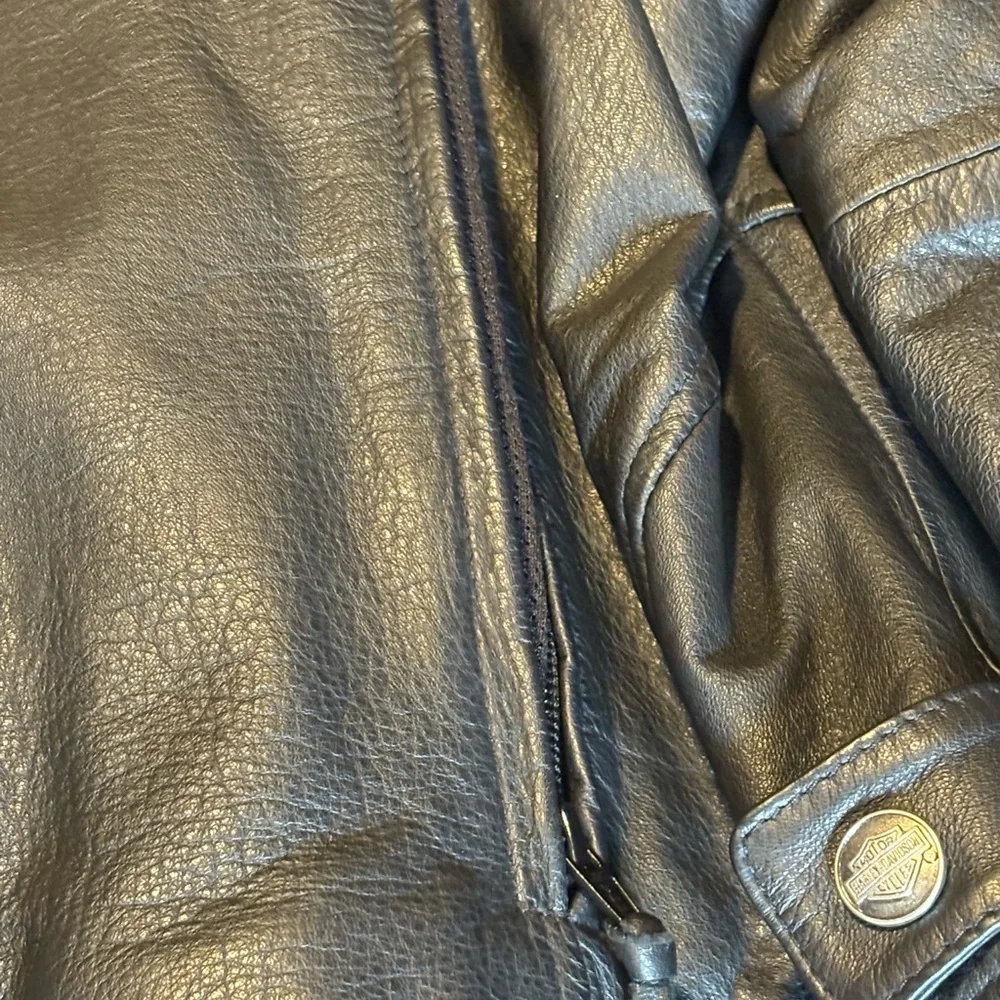 Harley-Davidson Black Leather Jacket - Picture 11 of 16
